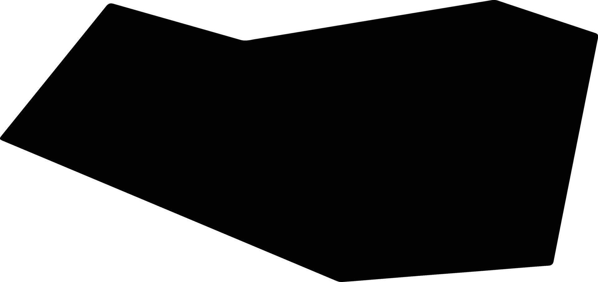 Nedelino Bulgaria silhouette map vector