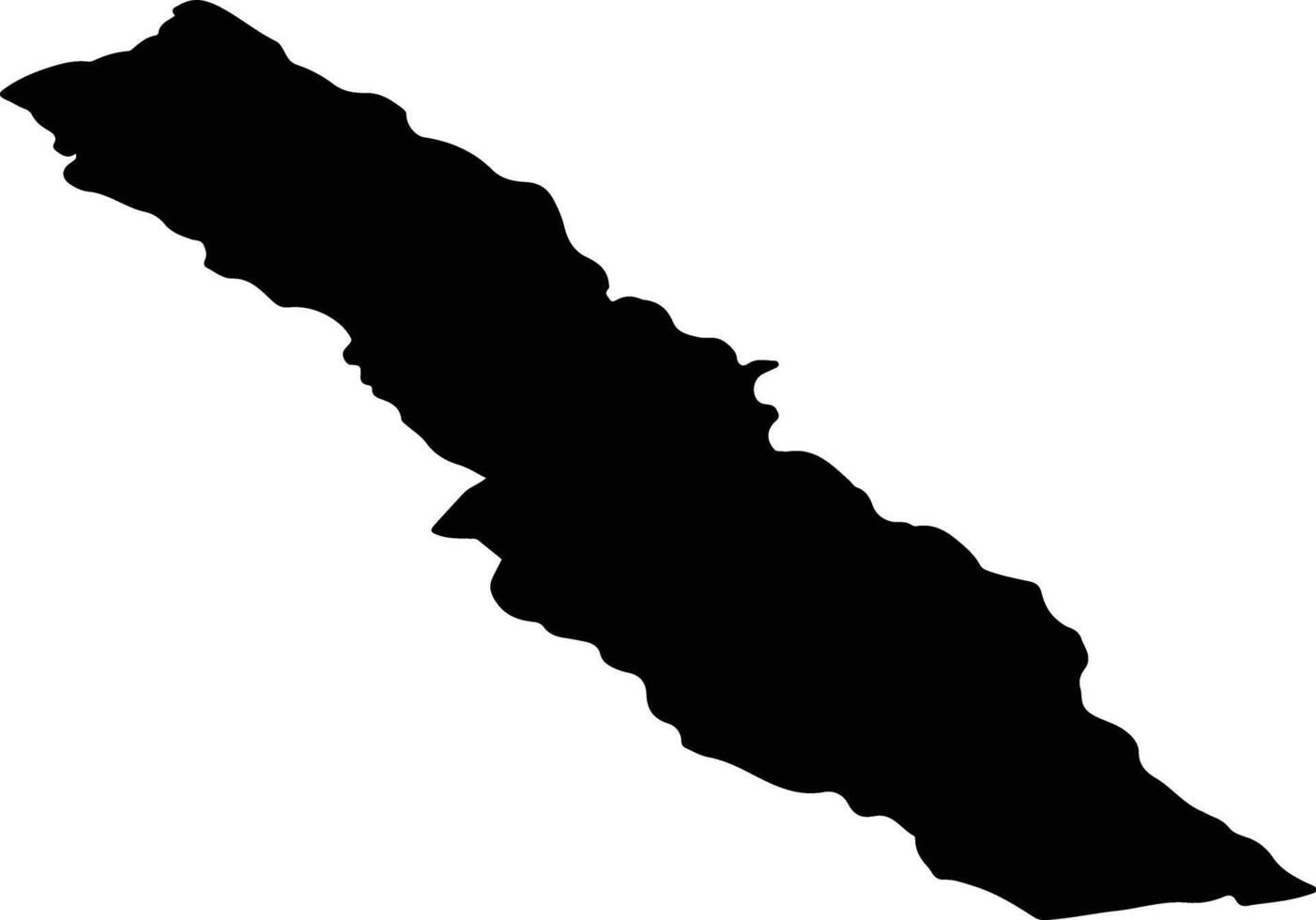 NEGOMIR Romania silhouette map vector