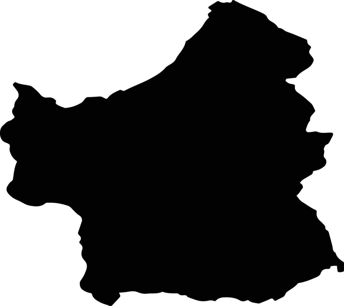 NEHOIU Romania silhouette map vector