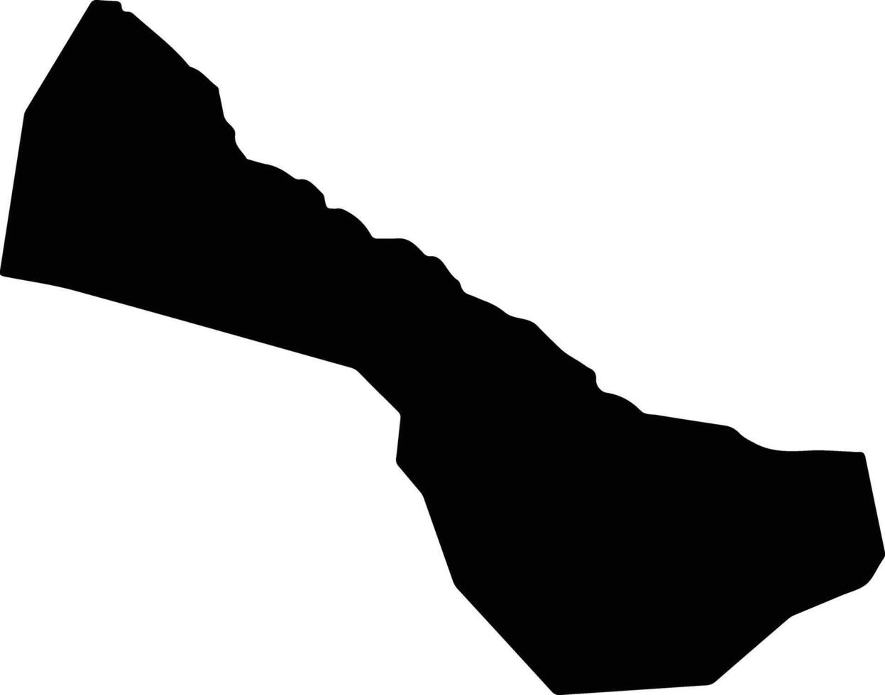 Neo Chorio Pafou Cyprus silhouette map vector