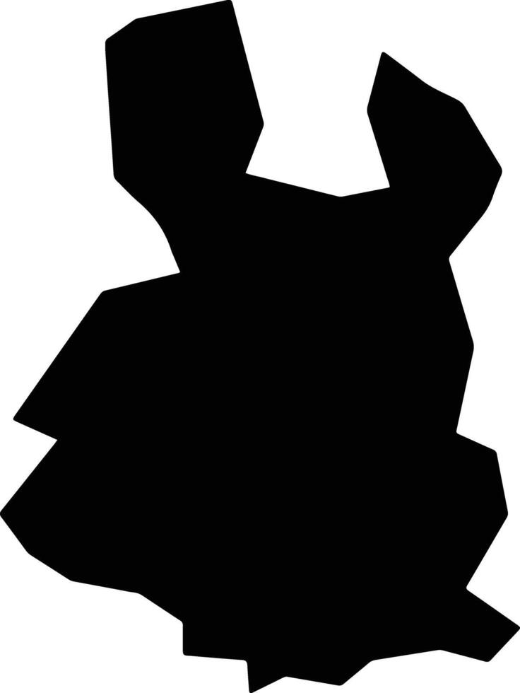 Nepomuceno Brazil silhouette map vector