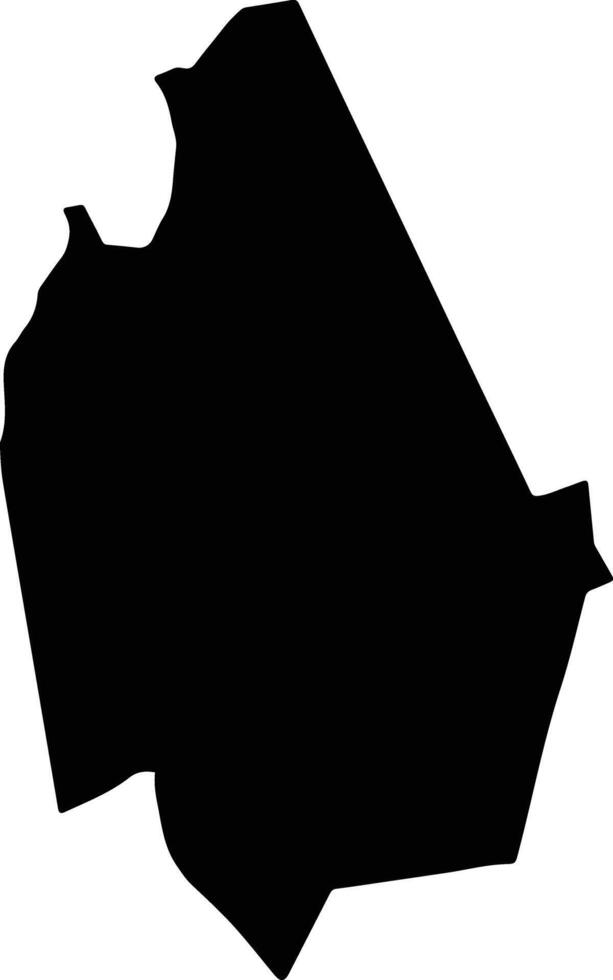 New Forest Jamaica silhouette map vector