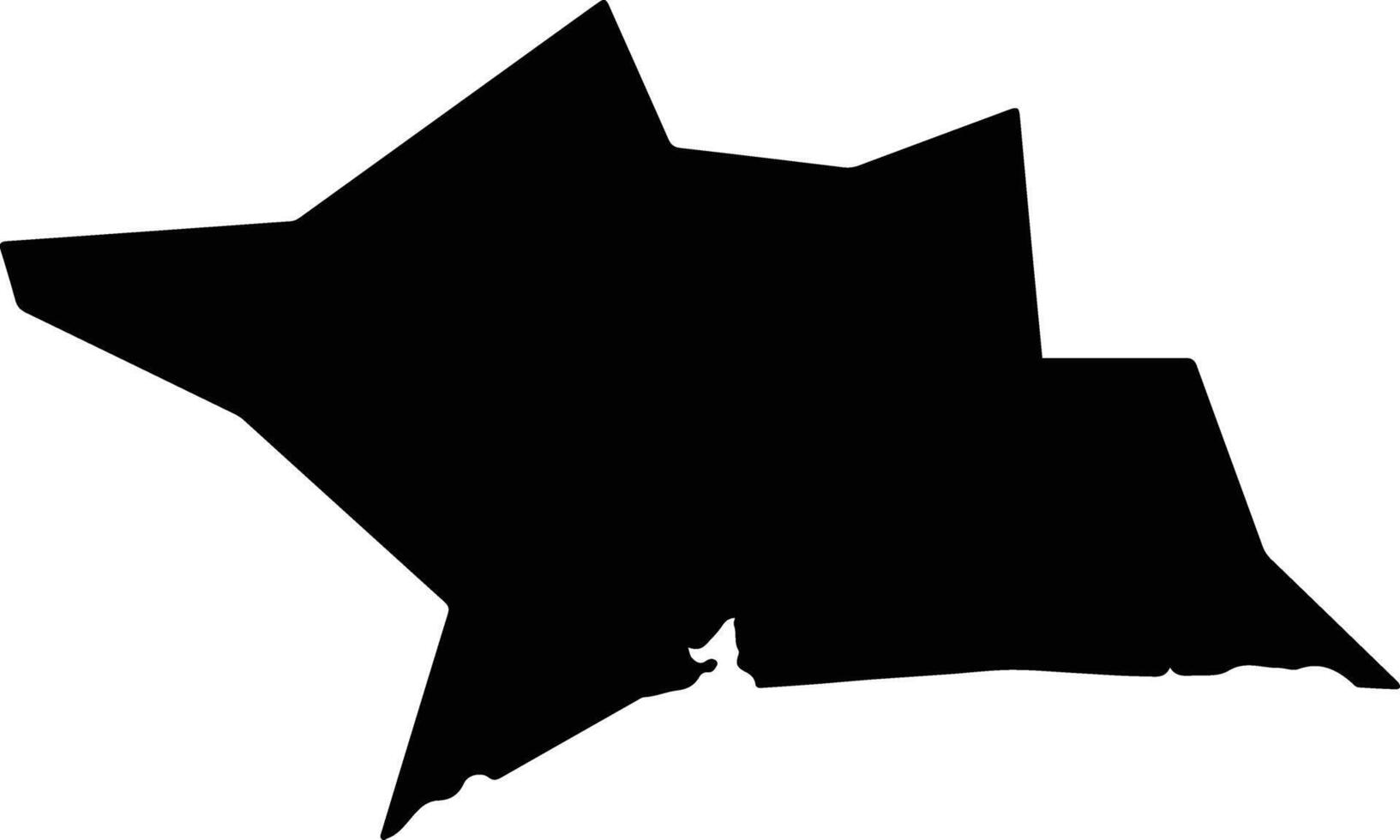 New Haven United States silhouette map vector