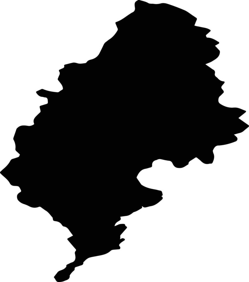NEW ROSS LEA 6 Ireland silhouette map vector