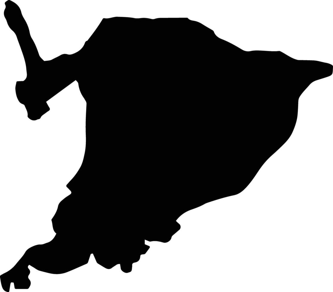 Newton Jamaica silhouette map vector