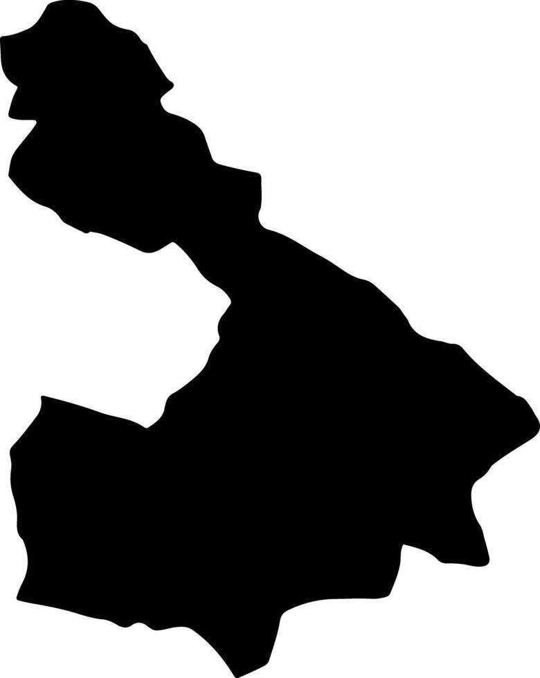 Neyshabur Iran silhouette map vector