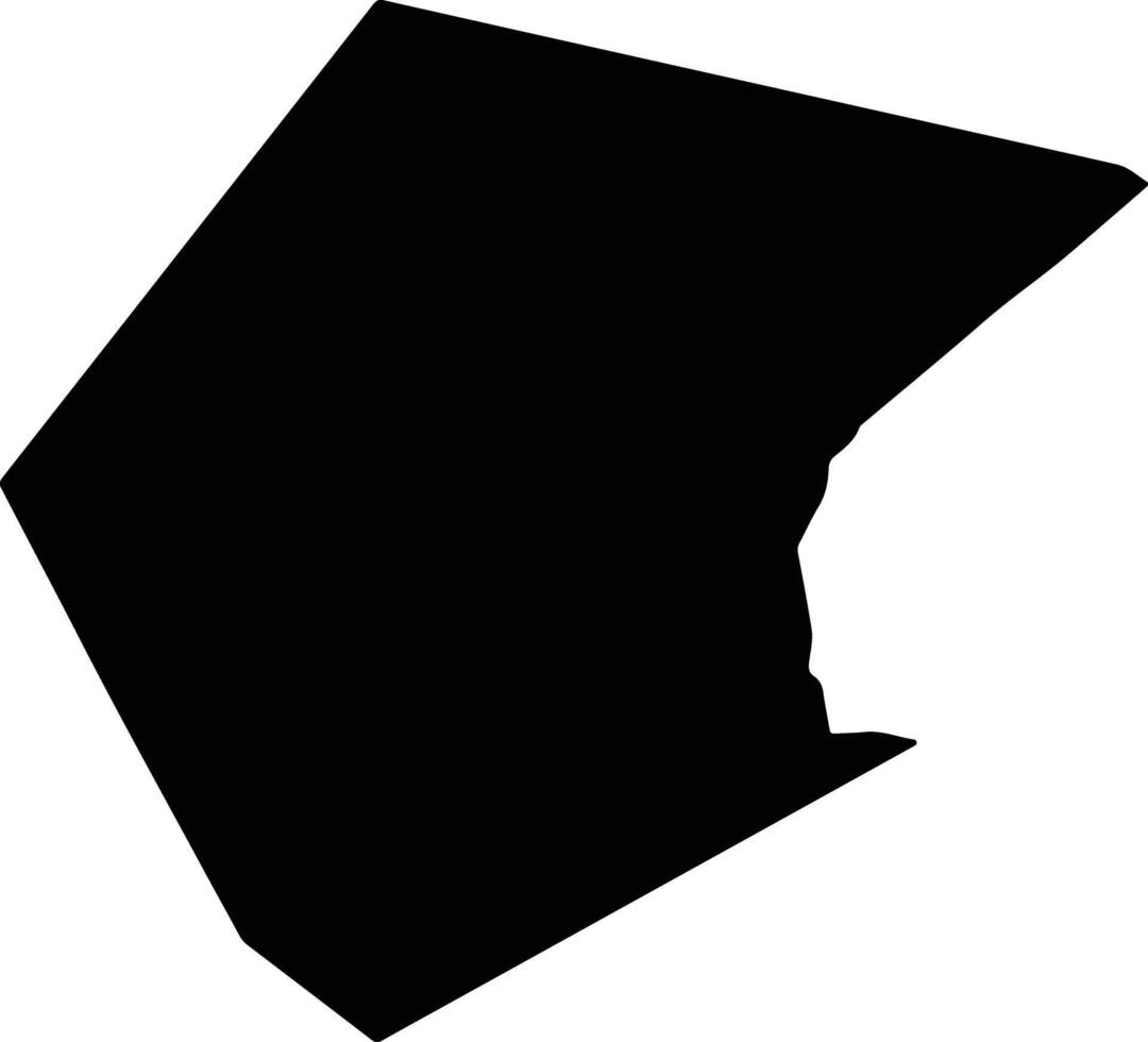 Ngebei Palau silhouette map vector