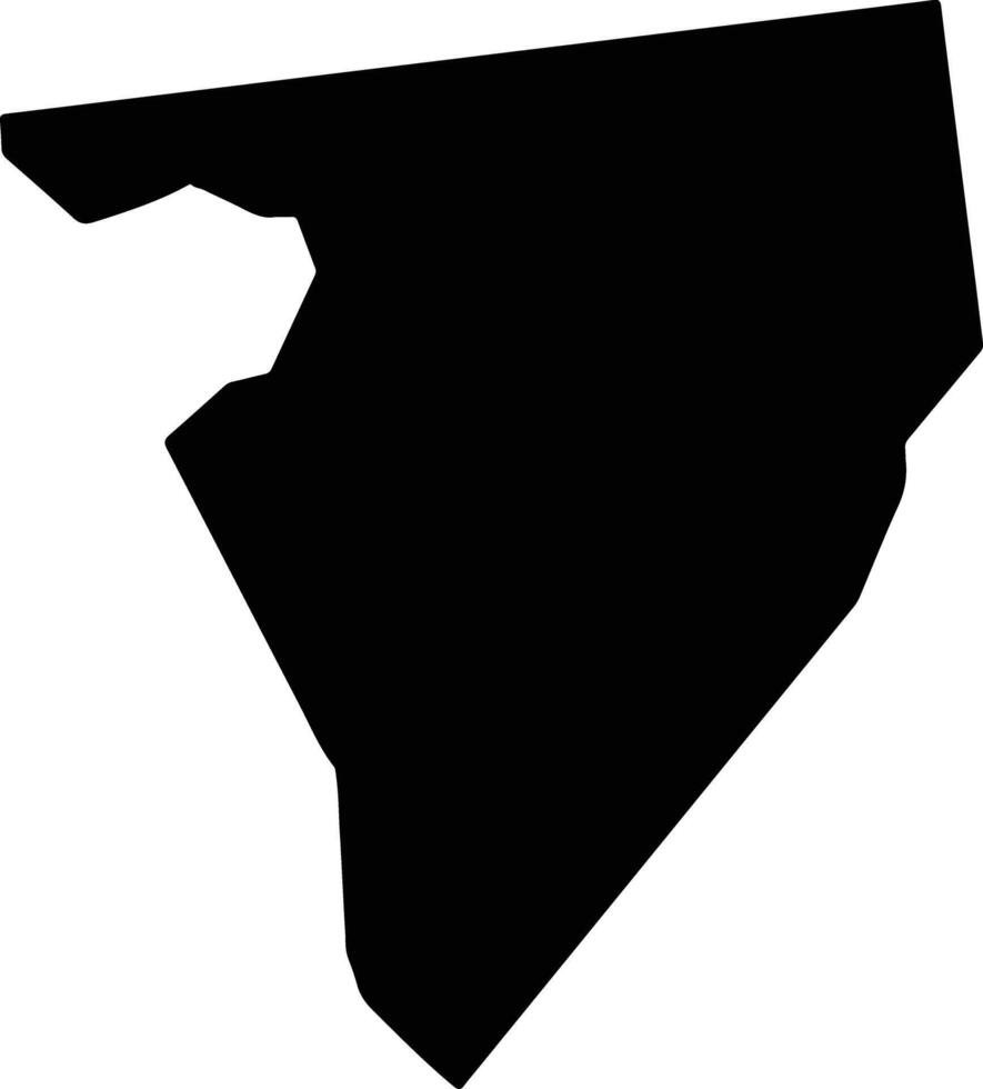 Ngeiungel Palau silhouette map vector