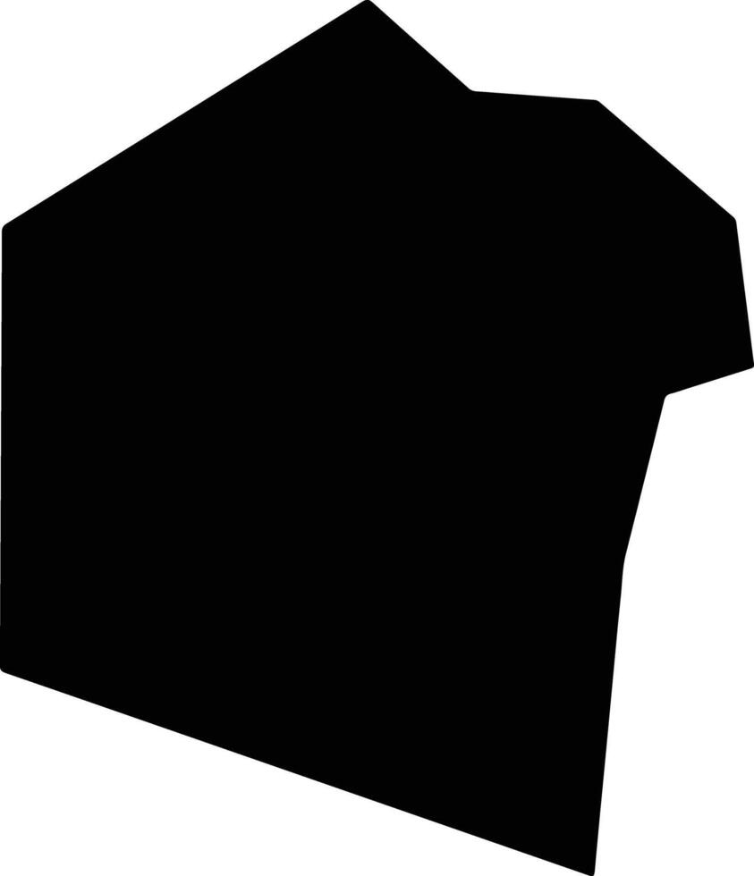 Ngerang Palau silhouette map vector