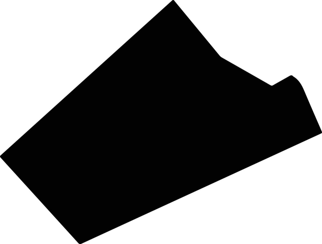 Ngeruliang Palau silhouette map vector