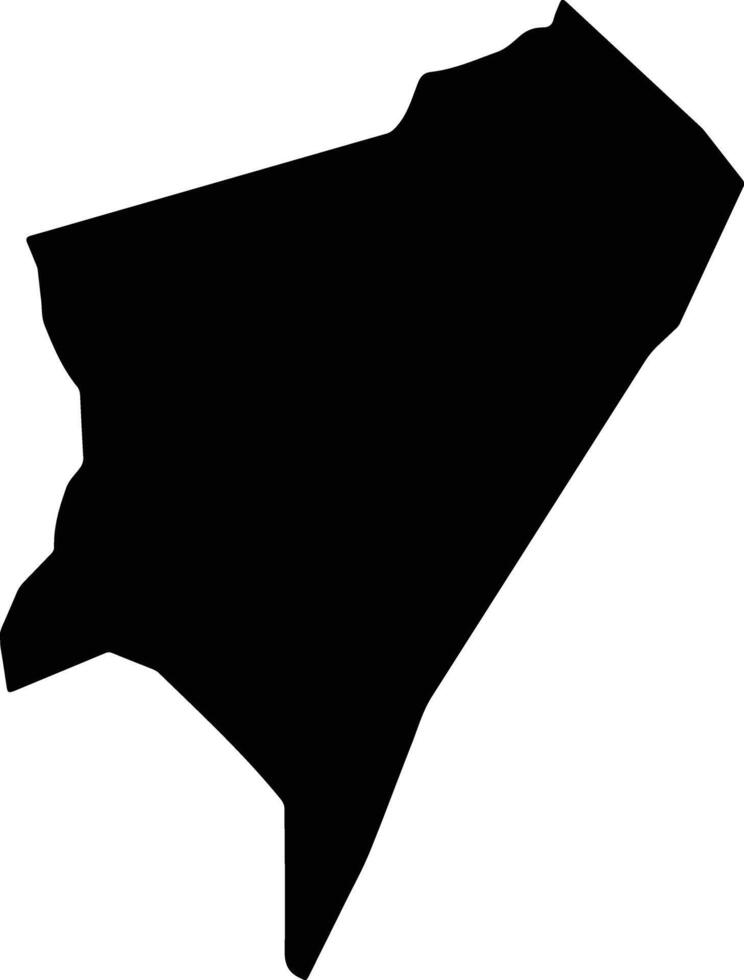 Ngeruluobel Palau silhouette map vector