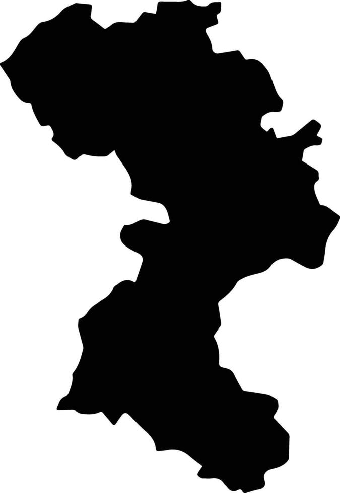 Nghia Hanh Vietnam silhouette map vector