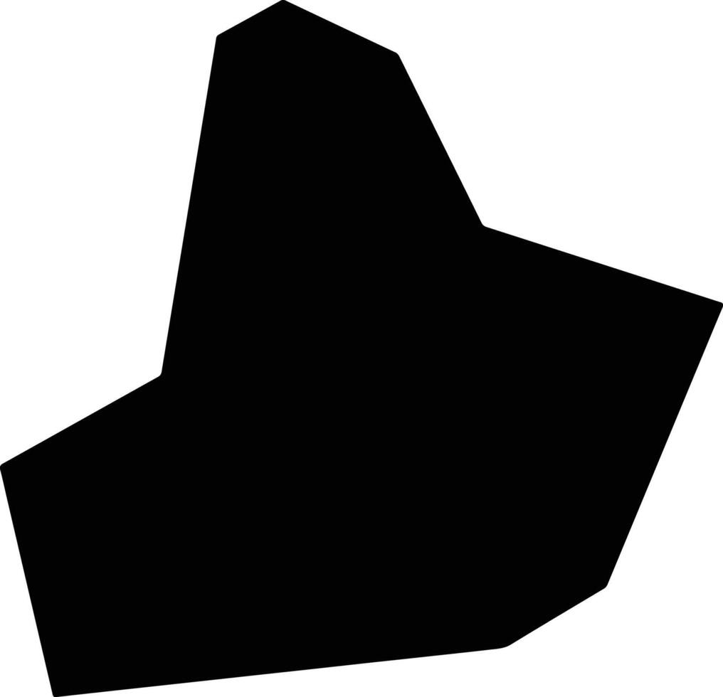 Ngo ketunjia Cameroon silhouette map vector