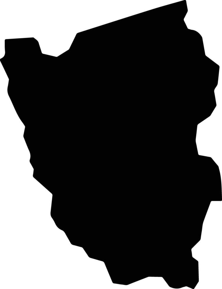 Niagara Jamaica silhouette map vector