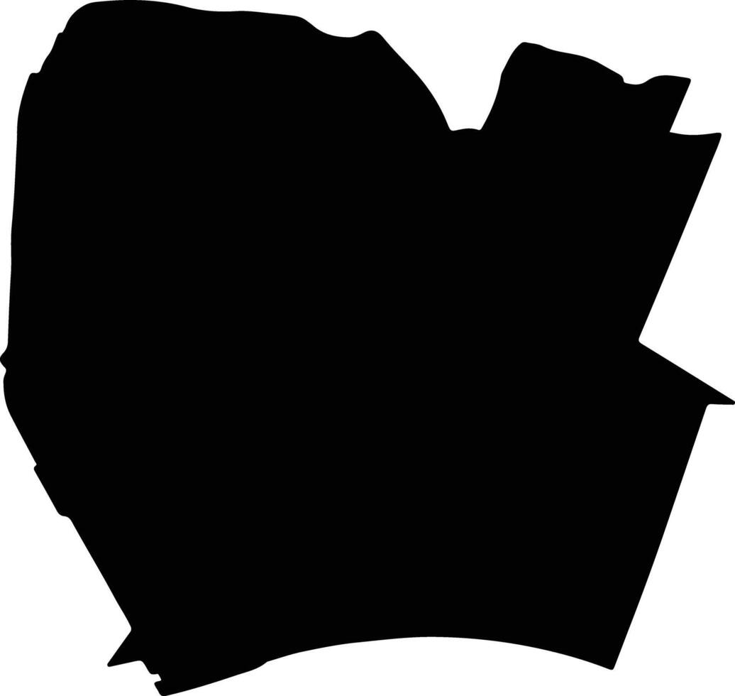 Nieuwegein Netherlands silhouette map vector