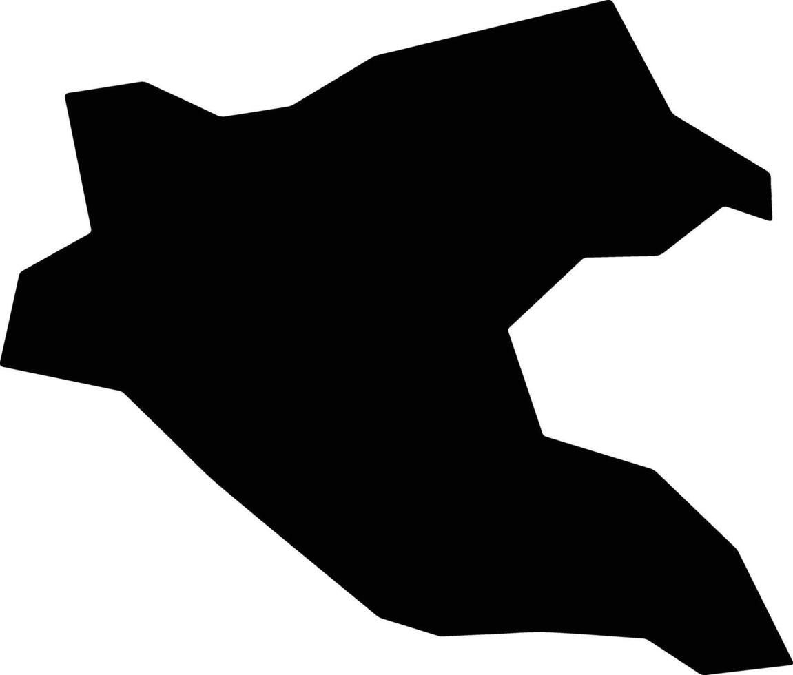 Niki Japan silhouette map vector
