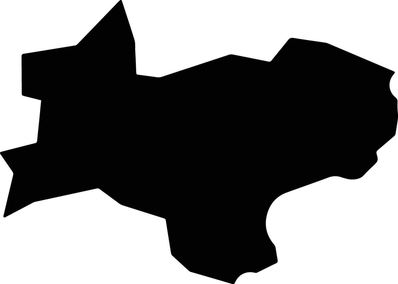 Nikki Benin silhouette map vector