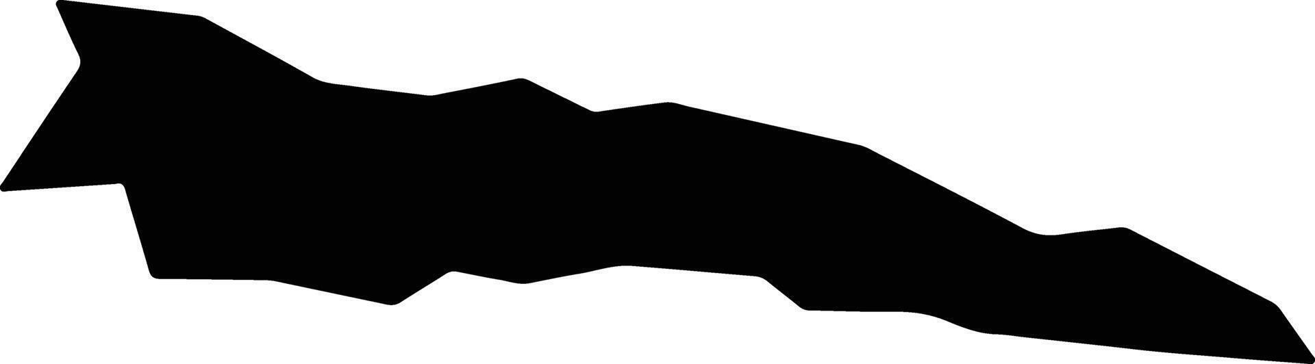 Nilekexian China silhouette map vector