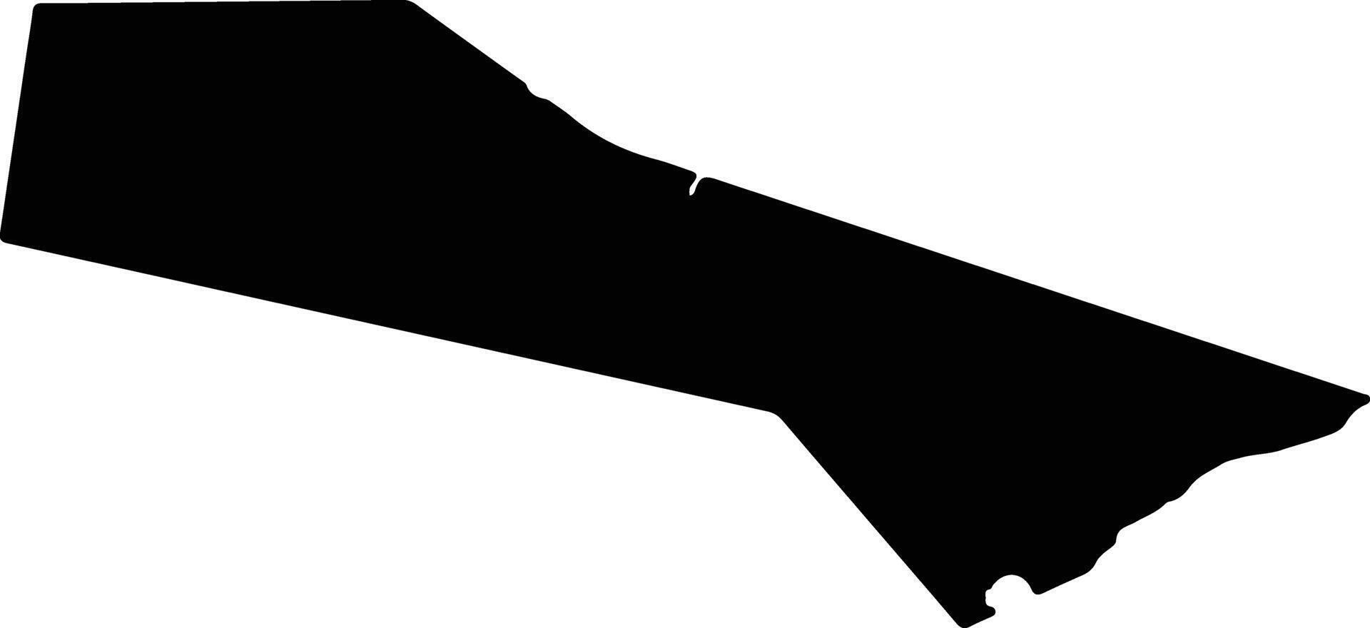 Ningboshi China silhouette map vector
