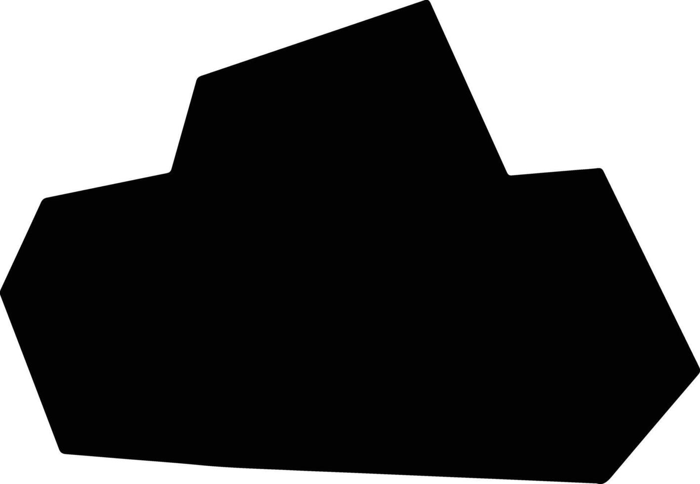 Ningguoshi China silhouette map vector