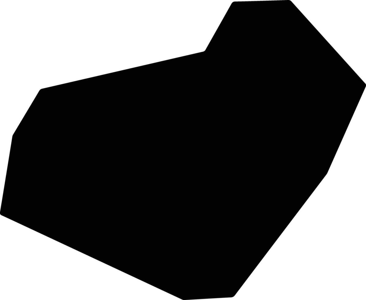 Ningjinxian China silhouette map vector