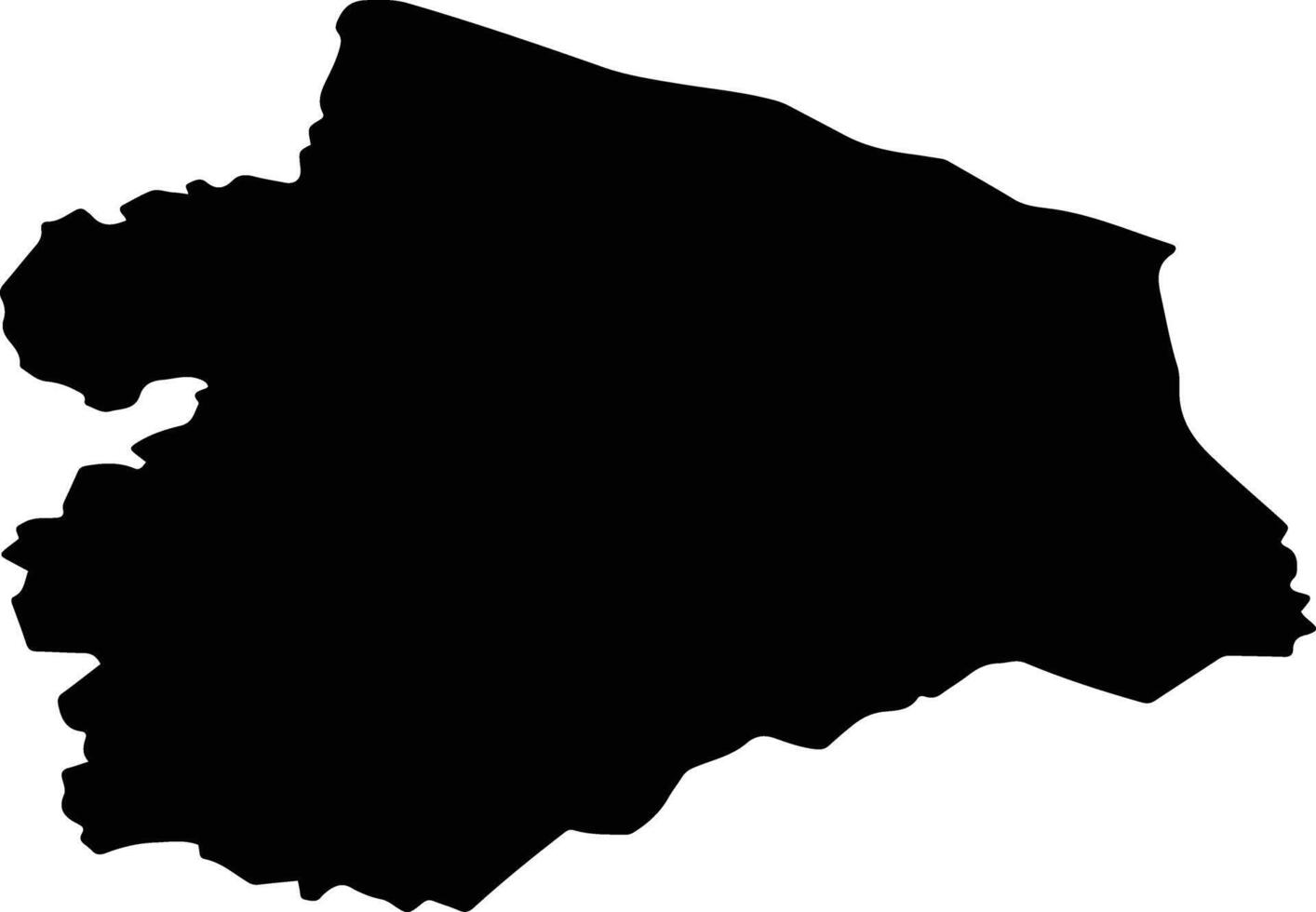 Nirzas pag Latvia silhouette map vector