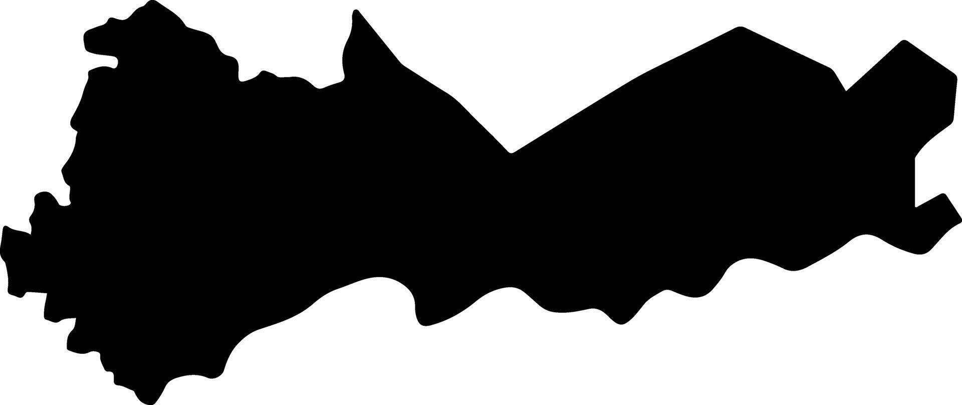 Nirmal India silhouette map vector