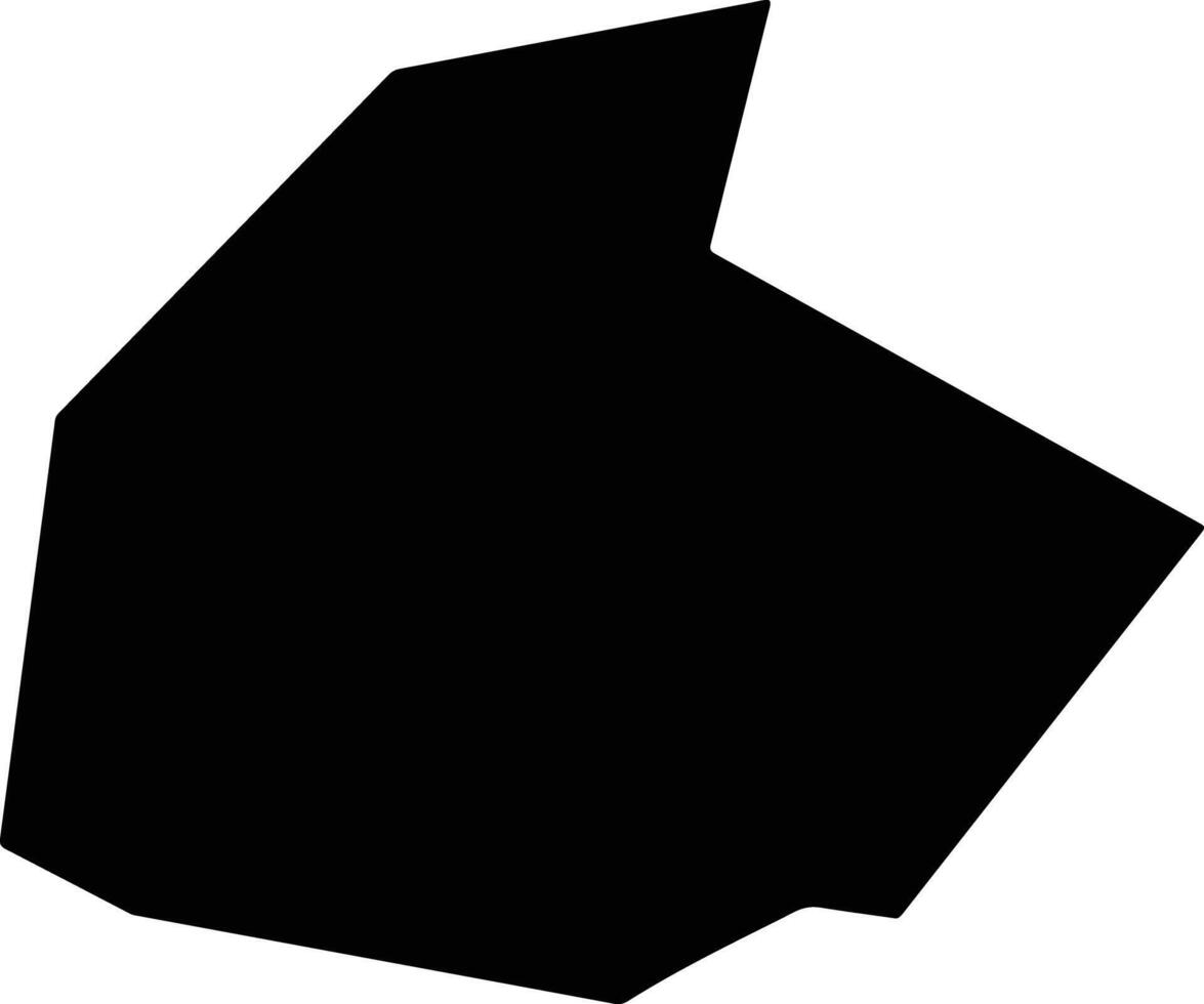 Nishihara Japan silhouette map vector