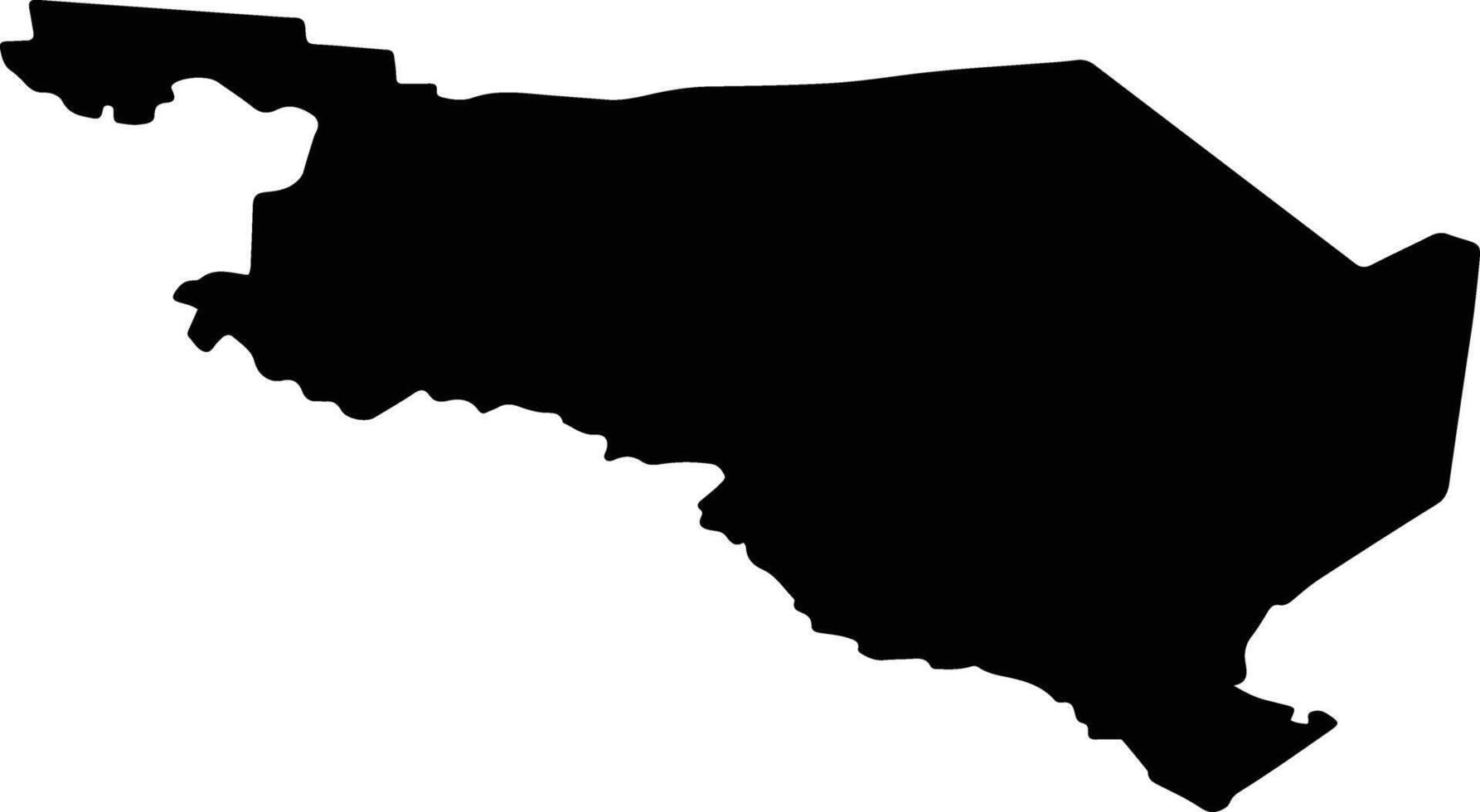 NITCHIDORF Romania silhouette map vector
