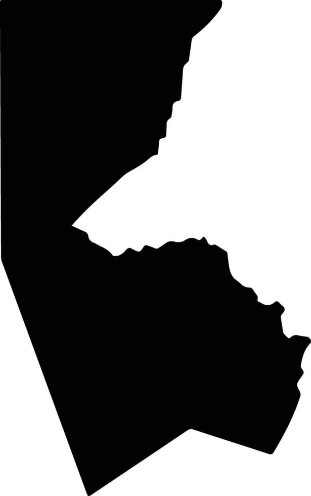NKIMI Equatorial Guinea silhouette map vector
