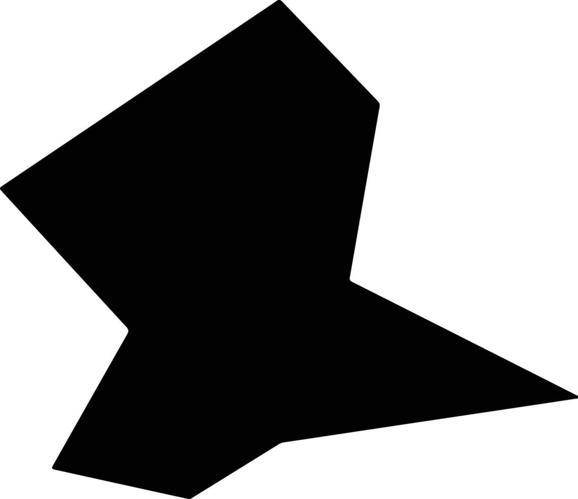 Nkwerre Nigeria silhouette map vector