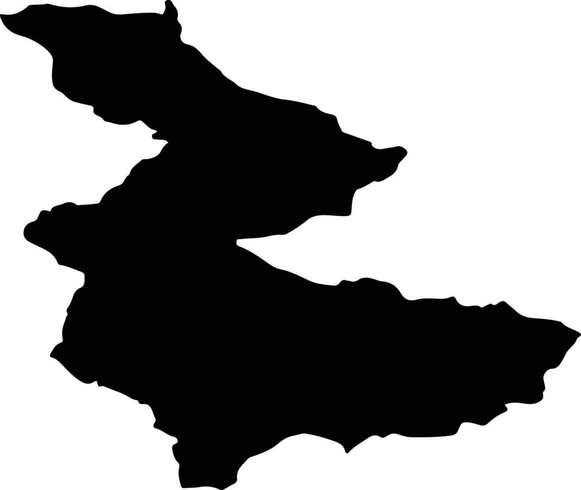 NOCRICH Romania silhouette map vector