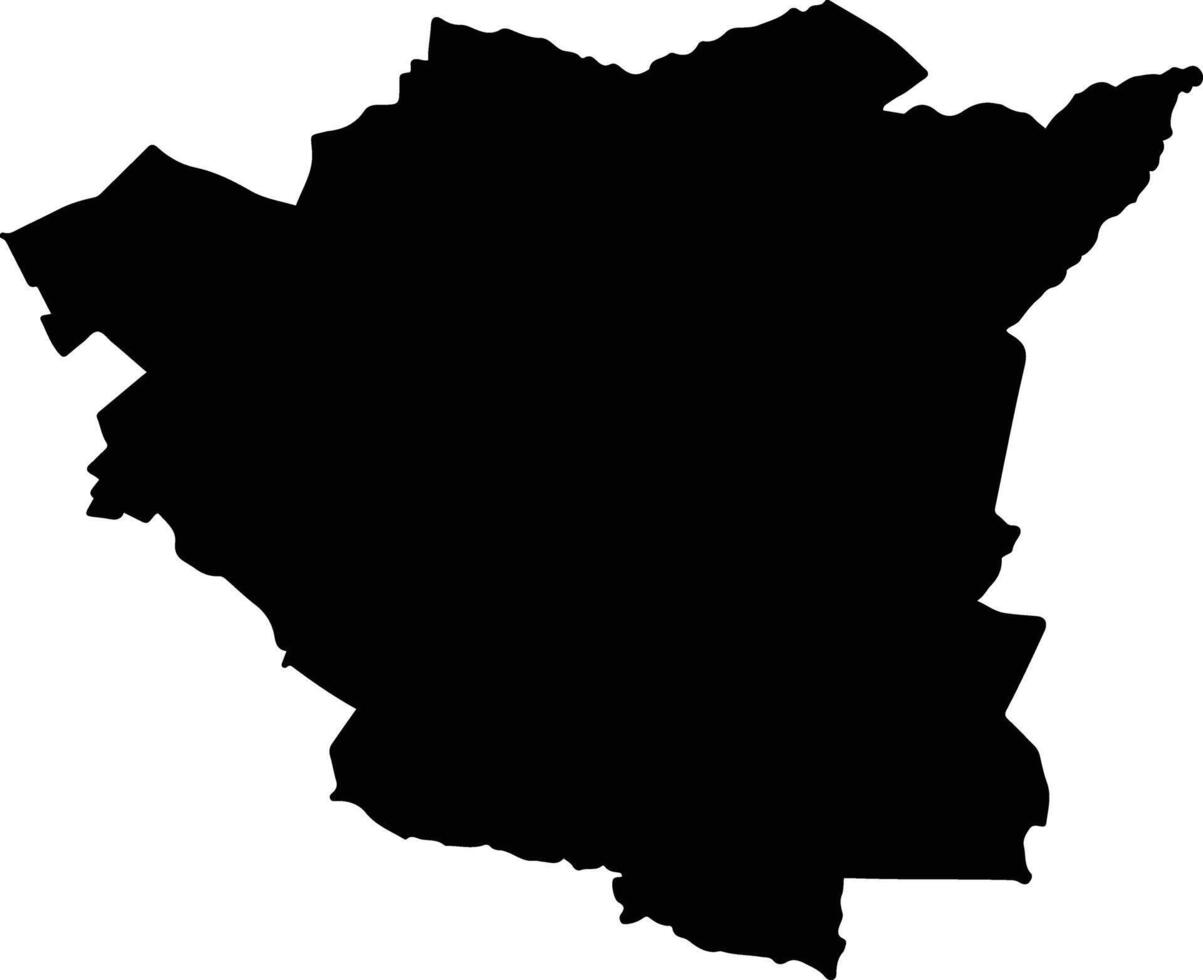 Nogoya Argentina silhouette map vector
