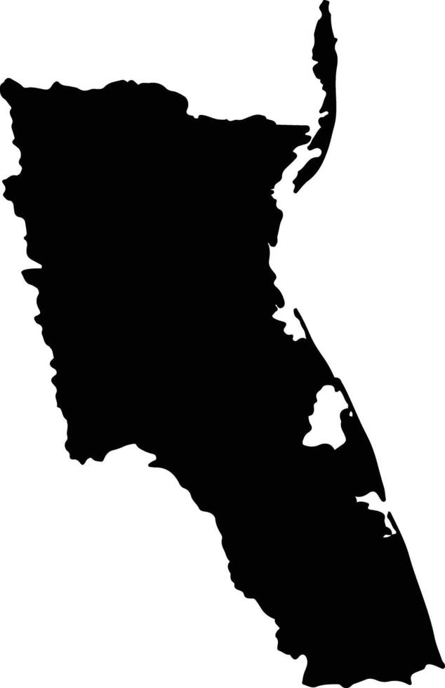 Nogliksky District Russia silhouette map vector