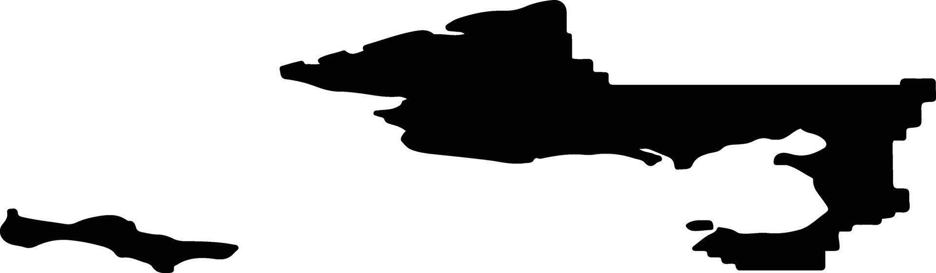 Nome United States silhouette map vector