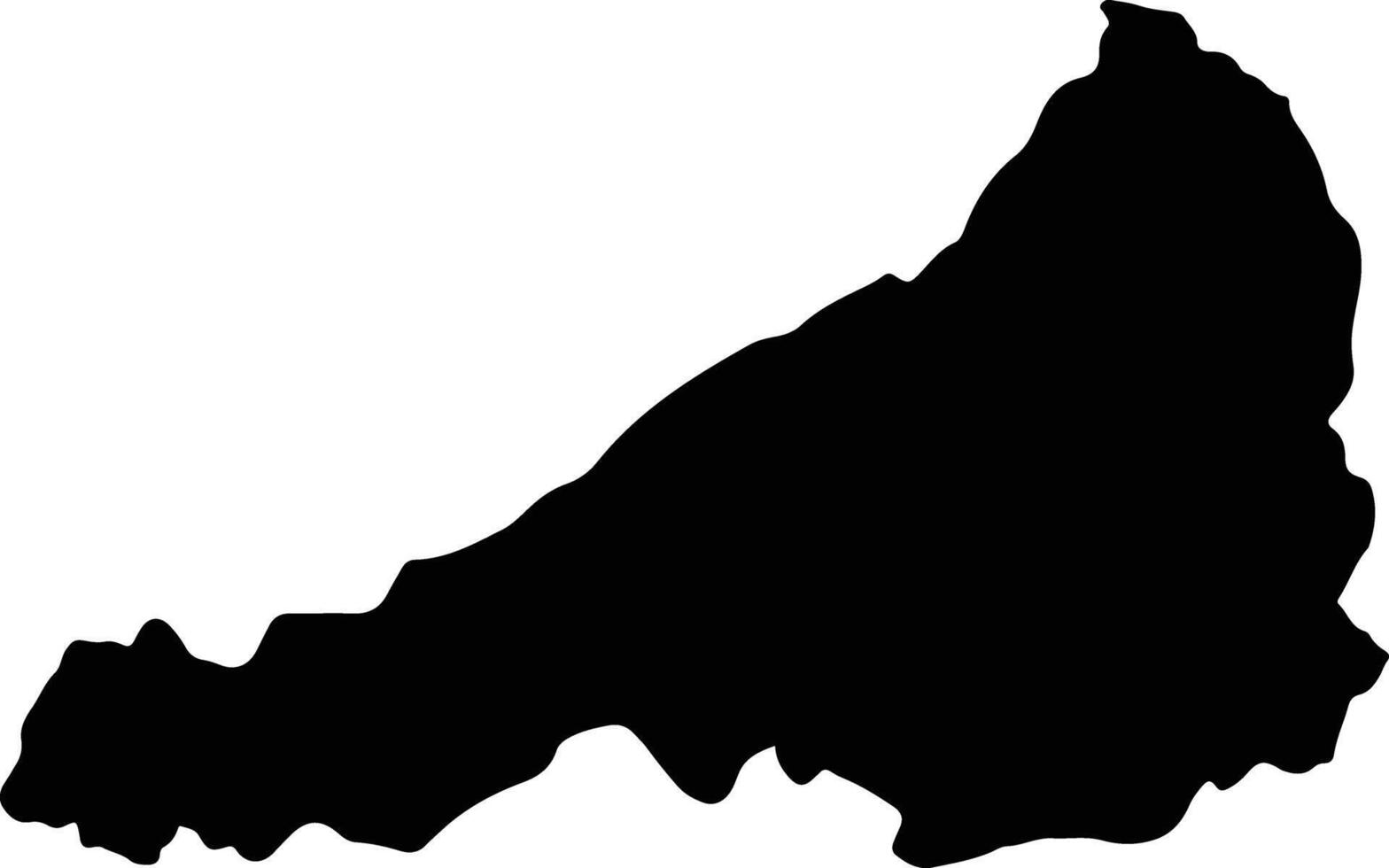 Non Din Daeng Thailand silhouette map vector