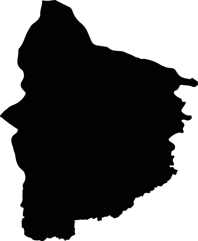 Non Narai Thailand silhouette map vector