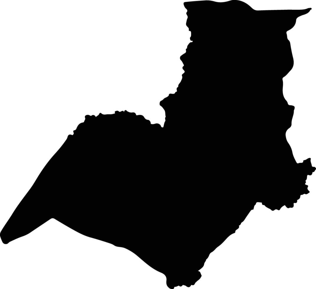 Non Daeng Thailand silhouette map vector