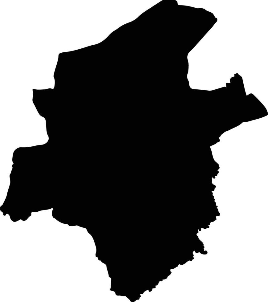 Non Sung Thailand silhouette map vector