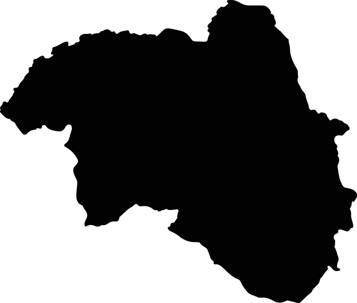 Nong Saeng Thailand silhouette map vector