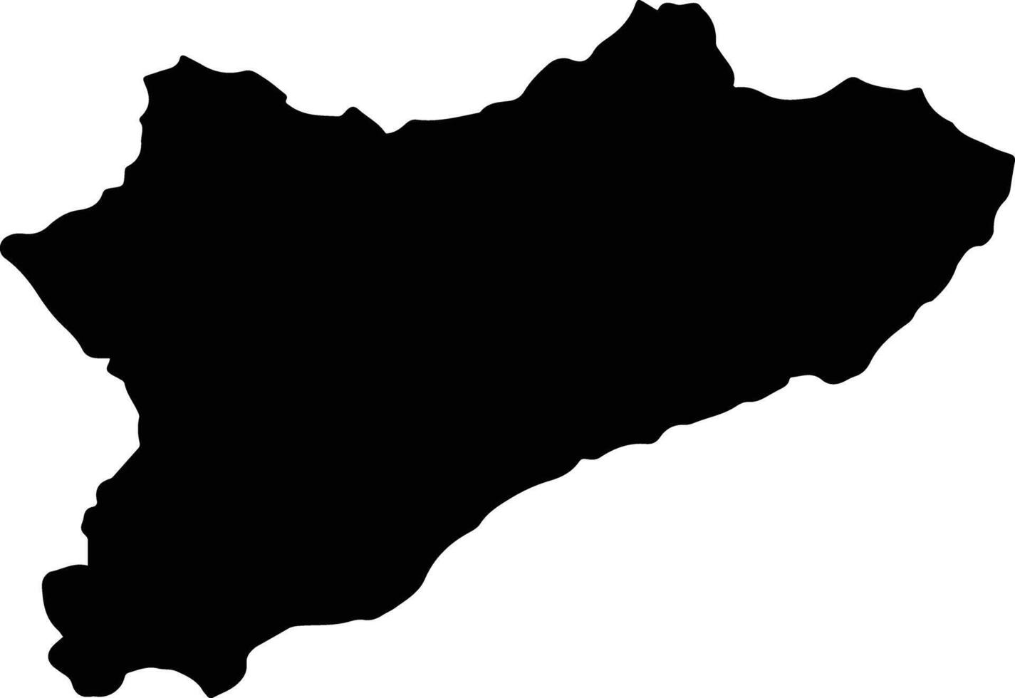 Nong Son Vietnam silhouette map vector