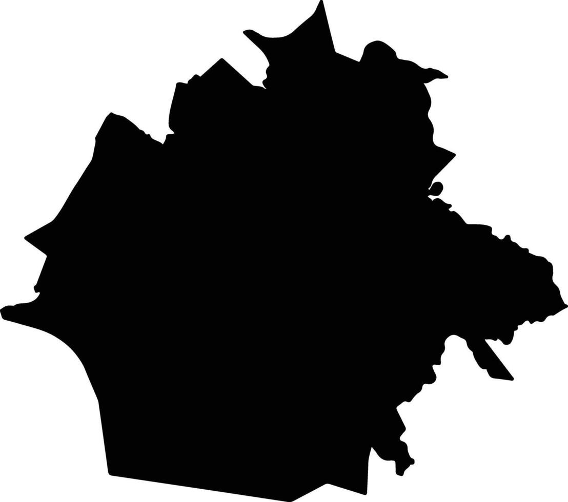 Nonoava Mexico silhouette map vector