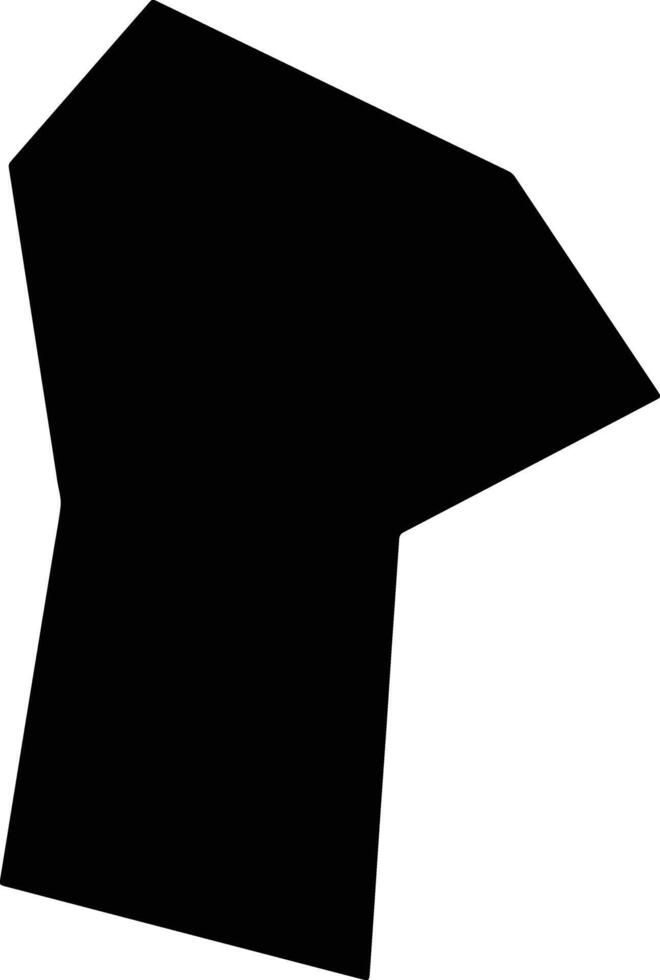 Nonoichi Japan silhouette map vector