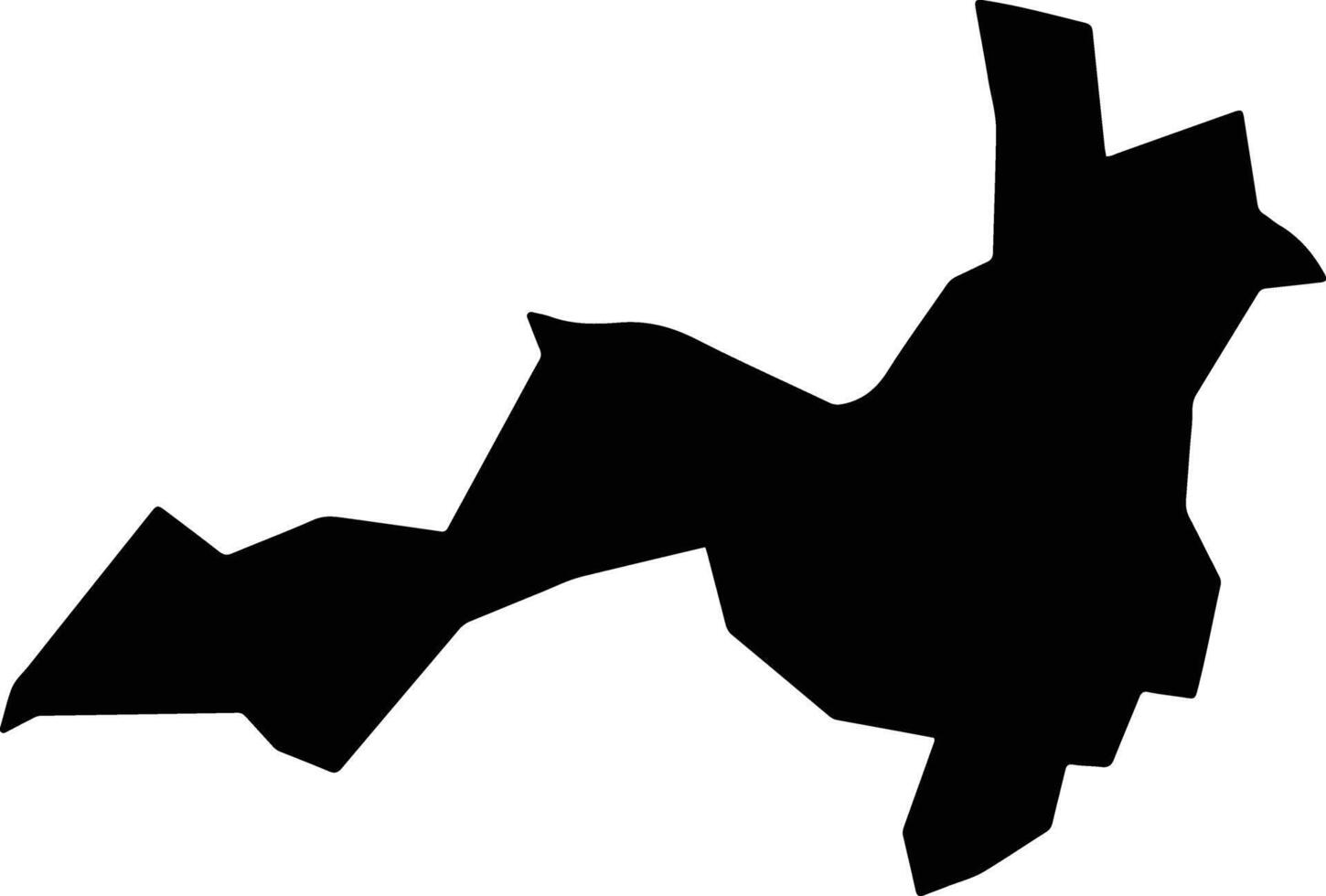 Nonoai Brazil silhouette map vector