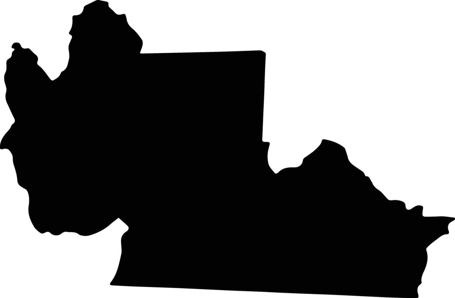 Nonsuch Jamaica silhouette map vector