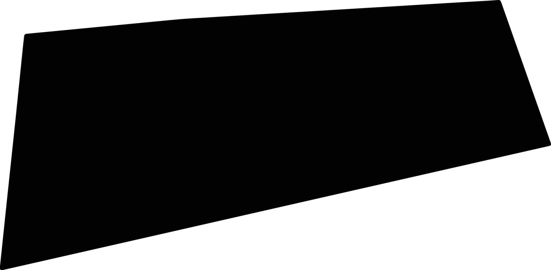 Noord Suriname silhouette map vector