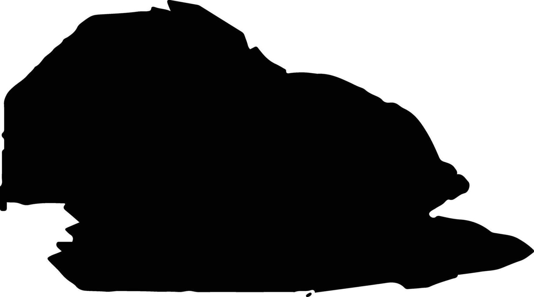 Noordoostpolder Netherlands silhouette map vector