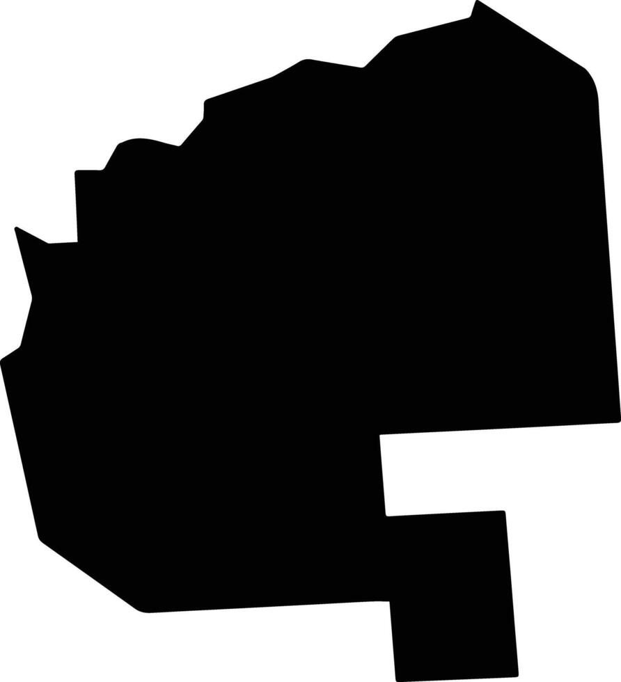 Norwood Payneham and St Peters Australia silhouette map vector