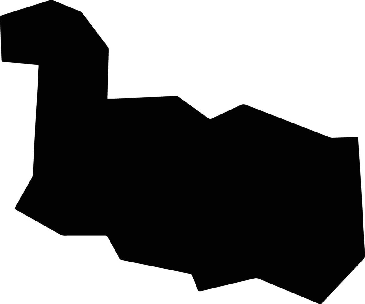 Nose Japan silhouette map vector