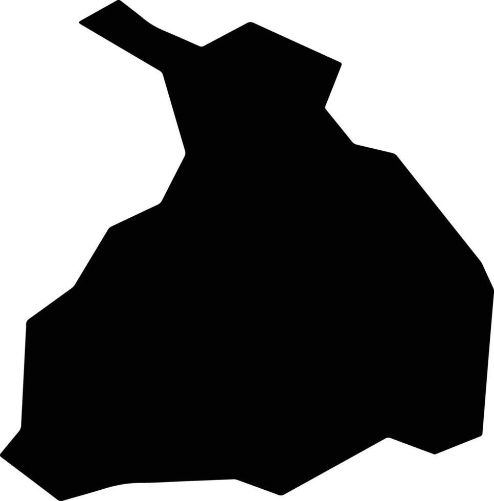 Nova Cantu Brazil silhouette map vector